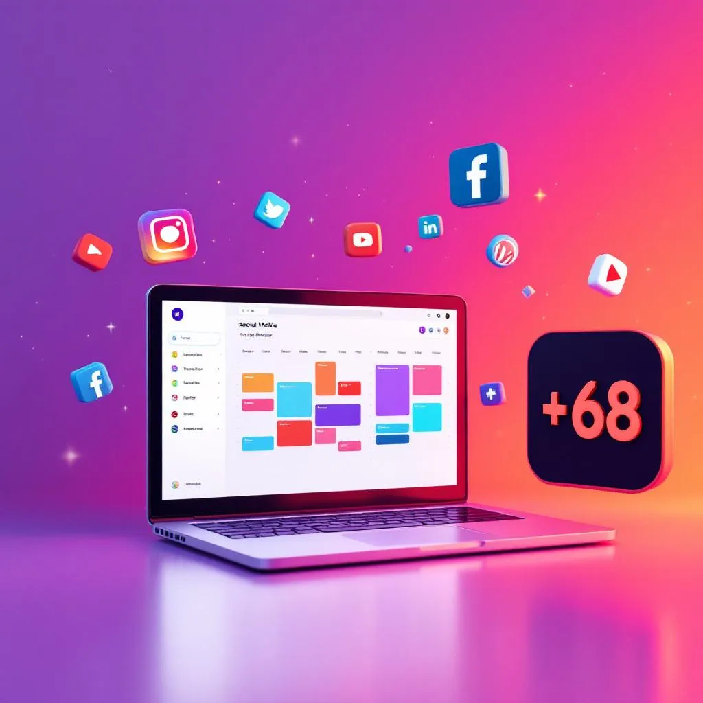 Publiax affiliate and social media dashboard preview